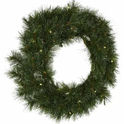 Weihnachtskranz »Sölden«, Ø 45 cm, grün, Kunststoff, beleuchtet