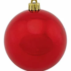 Weihnachtskugel, Ø: 8 cm, dunkelrot, 6 Stück
