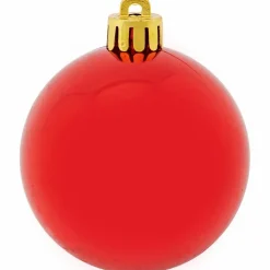 Weihnachtskugel, Ø: 6 cm, dunkelrot, 12 Stück