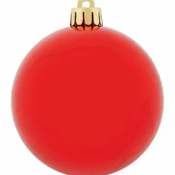 Weihnachtskugel, Ø: 7 cm, dunkelrot, 25 Stück