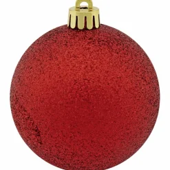 Weihnachtskugel, Ø: 7 cm, dunkelrot, 25 Stück