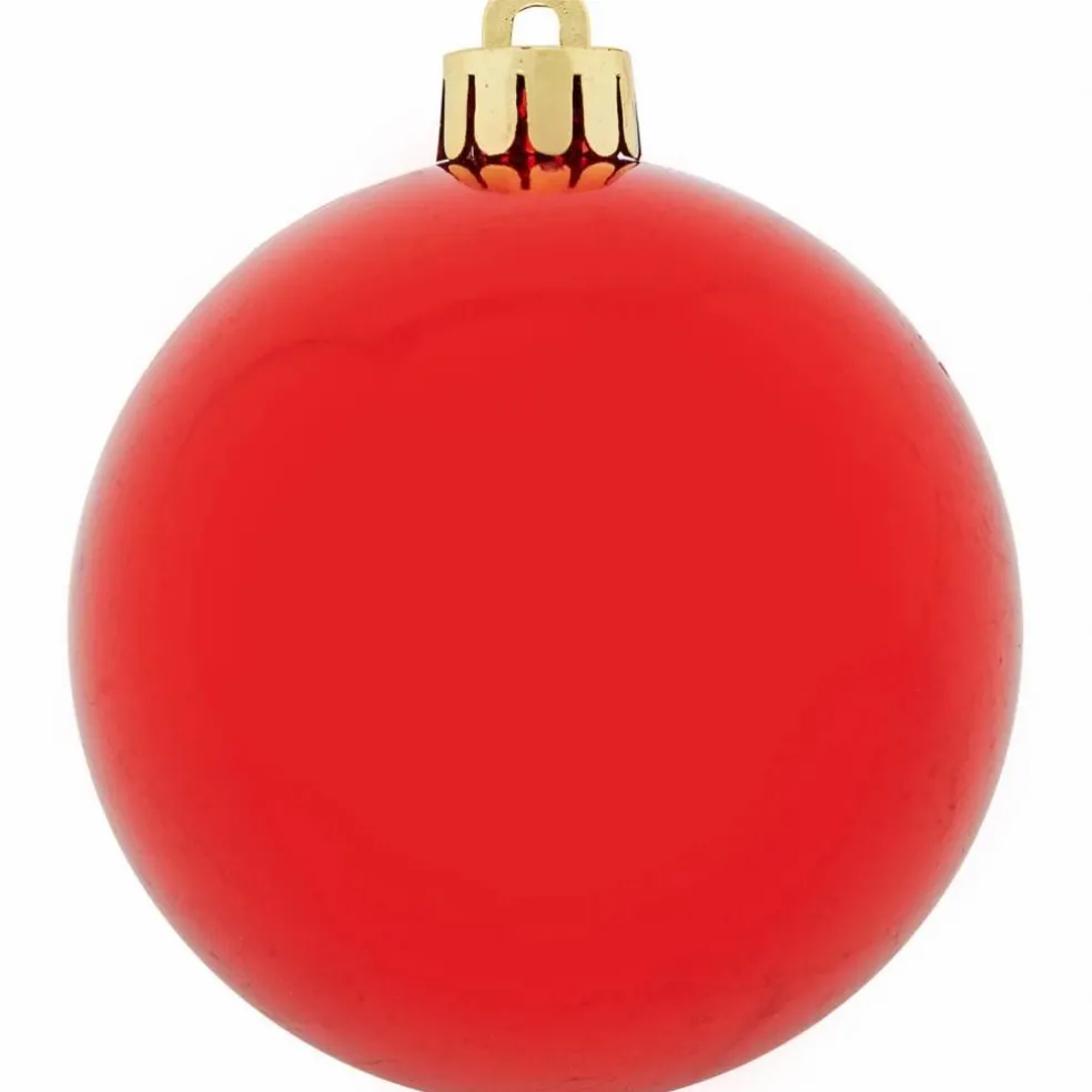 Weihnachtskugel, Ø: 7 cm, dunkelrot, 25 Stück
