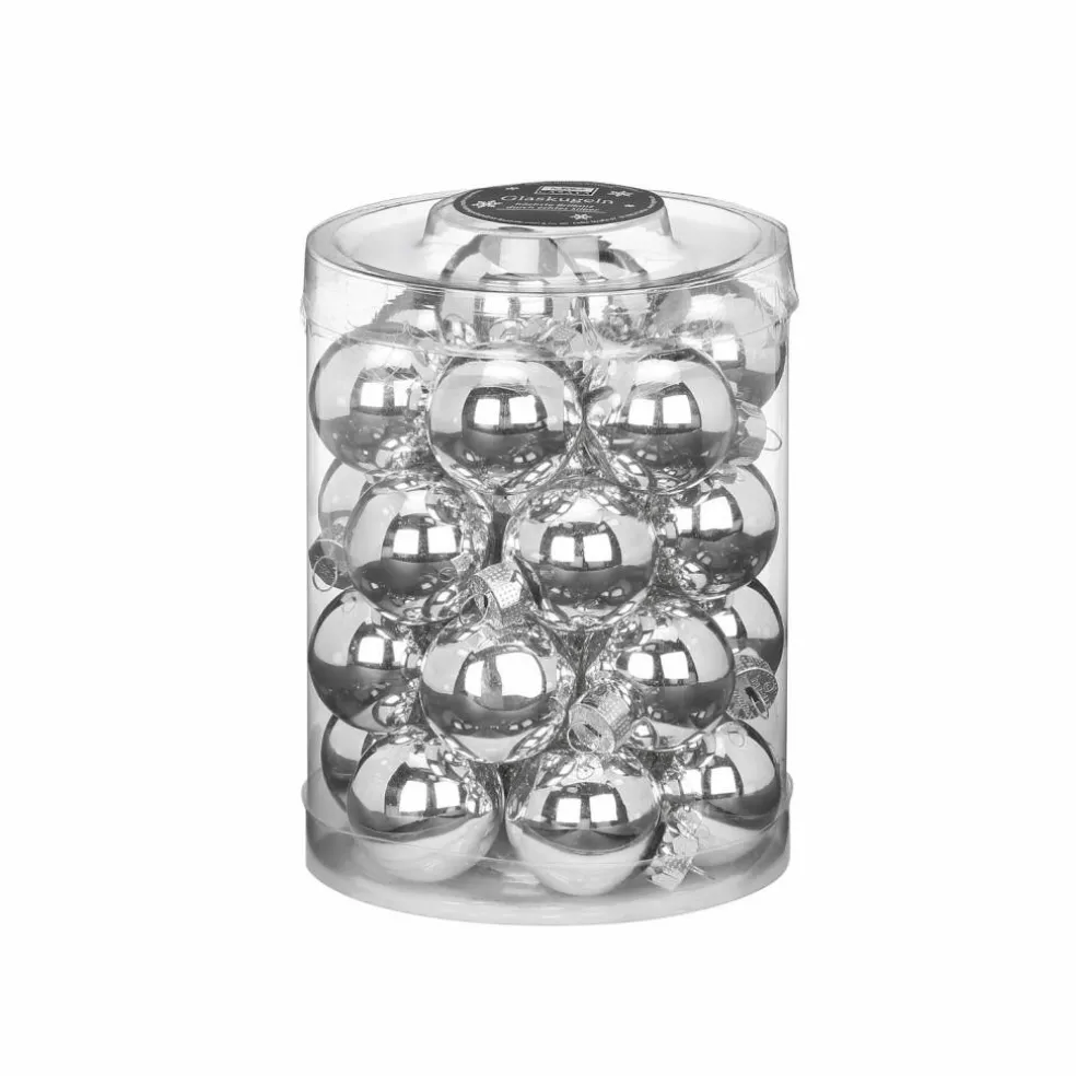 Weihnachtskugel, Ø: 3 cm, Glas, 28 Stück