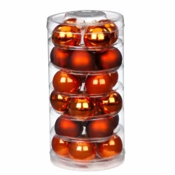 Weihnachtskugel, Ø: 4,5 cm, Glas, 24 Stück
