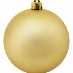 Weihnachtskugel, Ø: 10 cm, goldfarben, 4 Stück