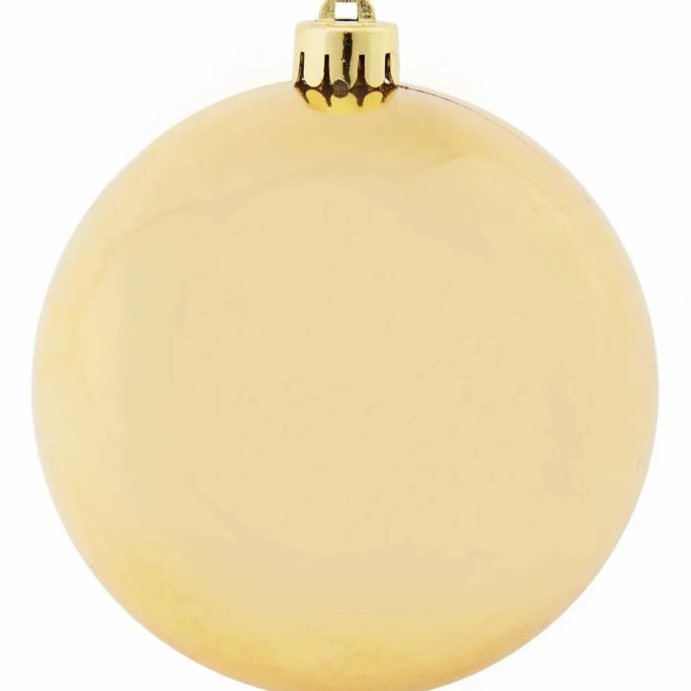 Weihnachtskugel, Ø: 10 cm, goldfarben, 4 Stück