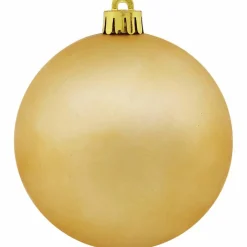 Weihnachtskugel, Ø: 8 cm, goldfarben, 6 Stück