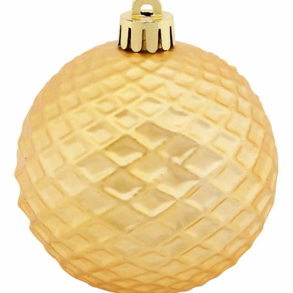 Weihnachtskugel, Ø: 7 cm, goldfarben, 25 Stück