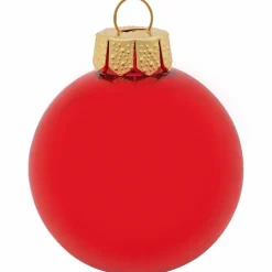 Weihnachtskugel, Ø: 4,5 cm, rot, 28 Stück