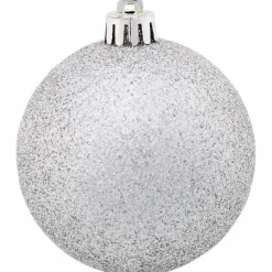 Weihnachtskugel, Ø: 7 cm, silberfarben, 25 Stück