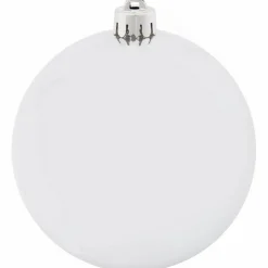 Weihnachtskugel, Ø: 10 cm, silberfarben, 4 Stück
