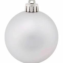 Weihnachtskugel, Ø: 6 cm, silberfarben, 12 Stück