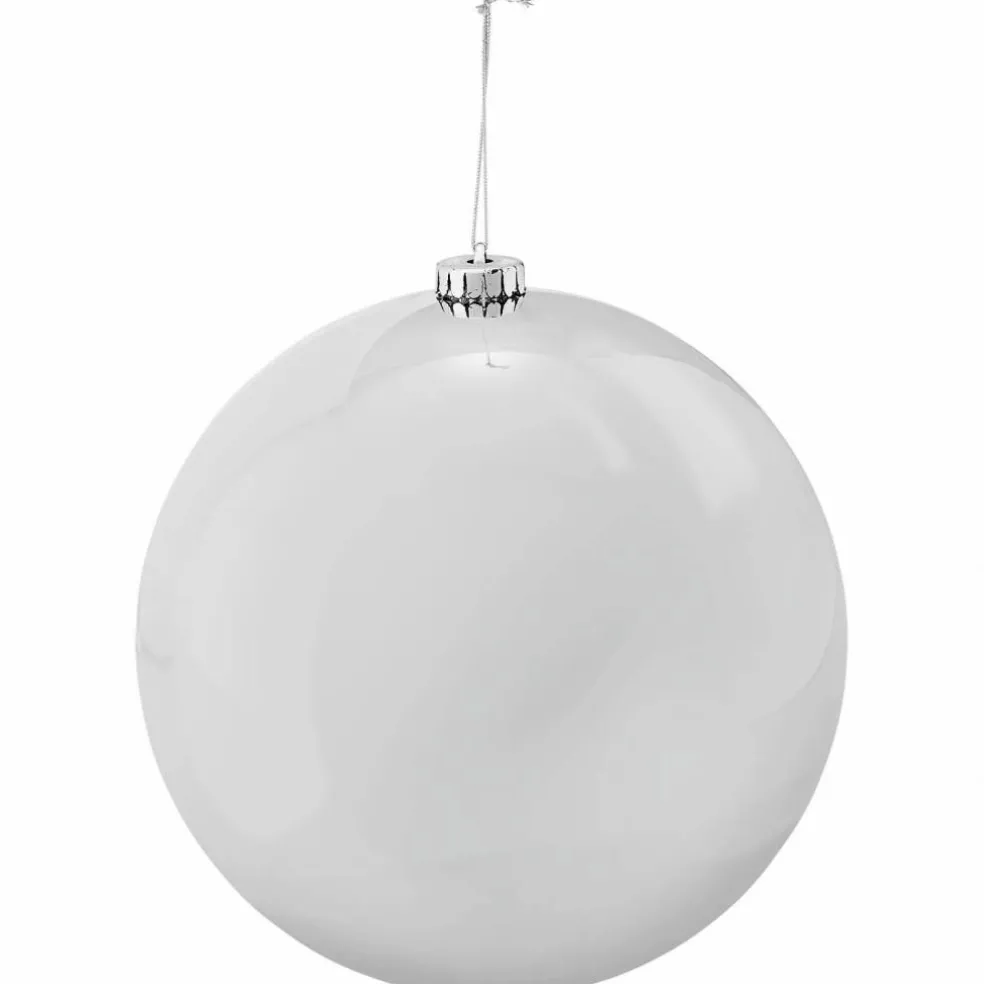 Weihnachtskugel, Ø: 20 cm, silberfarben