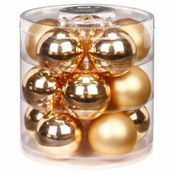 Weihnachtskugeln, Ø: 6 cm, Glas