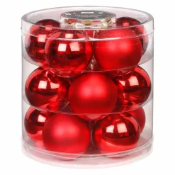 Weihnachtskugeln, Ø: 6 cm, Glas