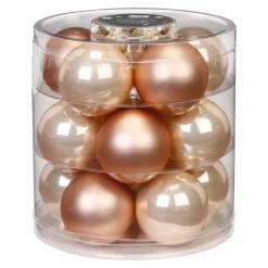 Weihnachtskugeln, Ø: 6 cm, Glas