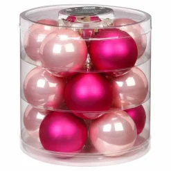 Weihnachtskugeln, Ø: 6 cm, Glas