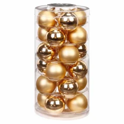 Weihnachtskugeln, Ø: 4,5 cm, Glas