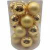 Weihnachtskugel »True Gold«, Ø: 4,5 cm, Uni, goldfarben, 28 Stück