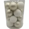 Weihnachtskugel »True White«, Ø: 4,5 cm, Uni, weiß/silberfarben, 28 Stück