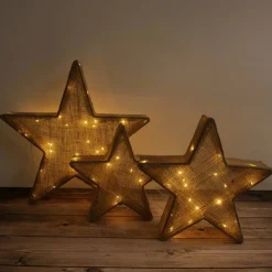 Weihnachtsstern, BxH: 10 x 48 cm, braun