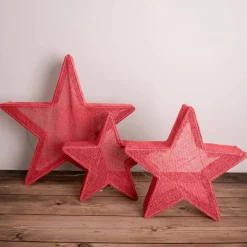 Weihnachtsstern, BxH: 10 x 48 cm, rot
