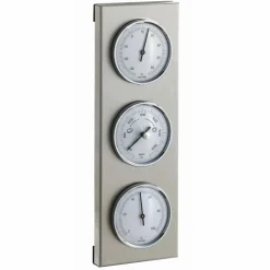 Wetterstation, Breite: 9,6 cm, Edelstahl