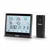 Wetterstation »Full Touch«, schwarz, Kunststoff
