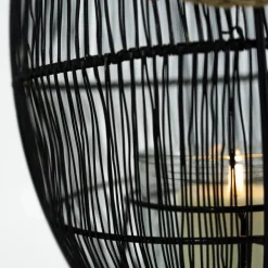 Windlicht, Metall/Glas
