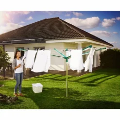 Wäschespinne »Linomatic 500 Deluxe Cover «, Leinenlänge: 50 m