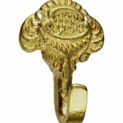 Zierhaken, mit 1 Haken, Messing
